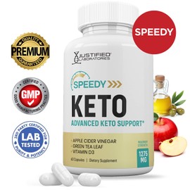 Justified Laboratories (10 Pack) Speedy Keto ACV Pills 1275MG Formulated with Apple Cider Vinegar Keto Support Blend Alternative to Gummies 600 Capsules