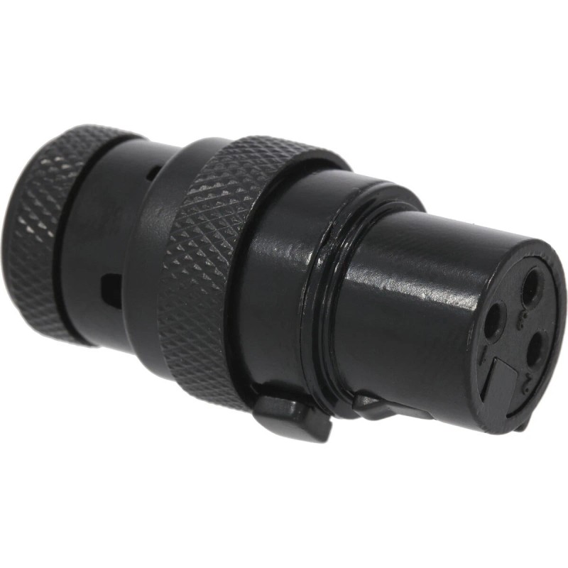 Squareplug SPXA-FBK, Low Profile Angled Heavy Duty Female 3 Pin