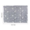 1.5x2m Luminous Blanket Double Side Flannel Star Moon Design Soft