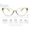 MODFANS - Gafas de lectura progresivas multifocales 1.5 Cateye, anteojos