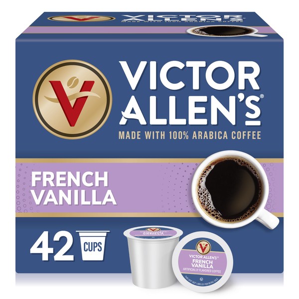 Victor Allen Café Single Serve K-Cup French Vanilla 42 unidades