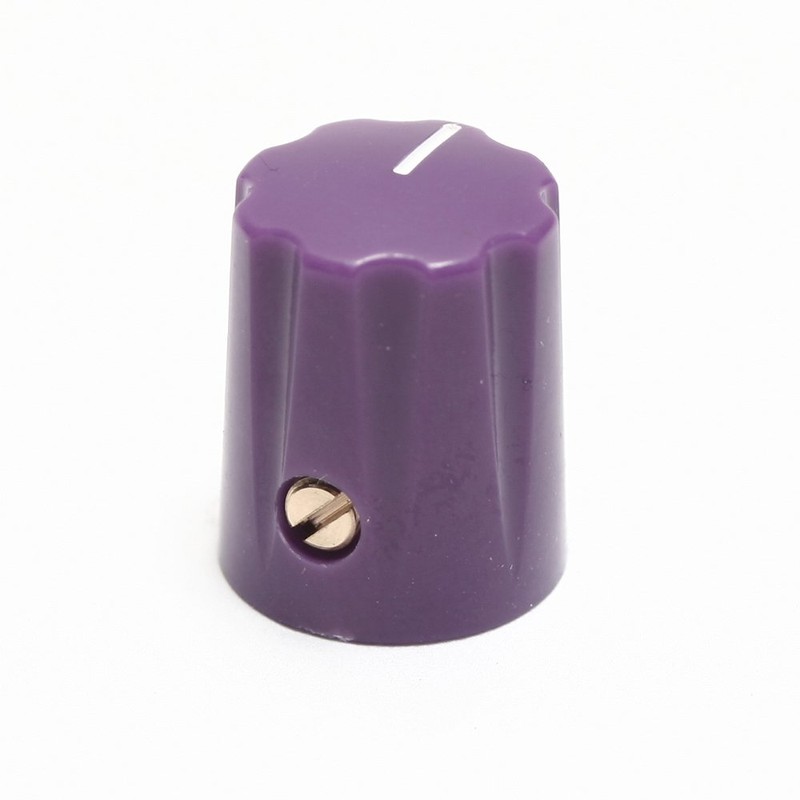 Synthrotek LOT of 10 Purple Davies Clone Knobs 1900h w/Brass