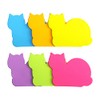 Cute Cat Sticky Notes 6 Color Bright Colorful Sticky Pad