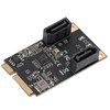 Mini PCi E to 2 Port SATA Expansion Card 6Gbps