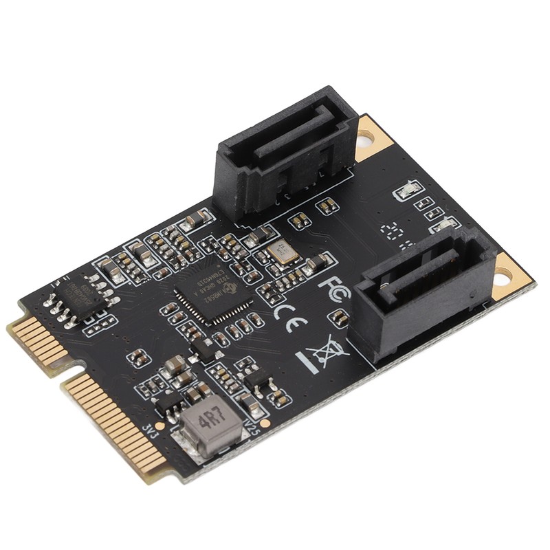 Mini PCi E to 2 Port SATA Expansion Card 6Gbps