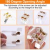 10mm Hidden Brass Barrel Hinges 180 Degree Opening Angle Cabinet
