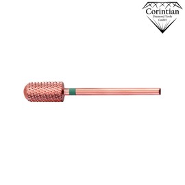 Corintian Nail Cutter Attachment Carbide Round Head Cylinder Bit Fine Extra Coarse for Manicure, Pedicure of Gel Nails, Acrylic Nails Accessories as Callus Cutter and Cuticle Remover (Coarse)