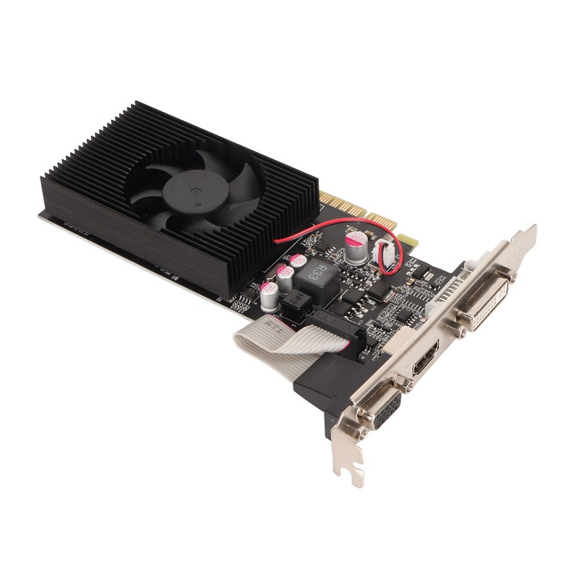 Desktop Graphics Card 4GB GDDR3 128bit 650/5000MHz Quiet Cooling Fan