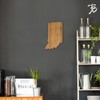 Totally Bamboo Indiana State Shaped Bamboo Serving and Cutting Board