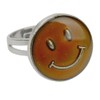 Smiling Mood Ring Band Adjustable Size