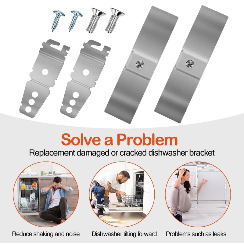 Granite Dishwasher Mounting Bracket Kit Replacement Granite Grabbers Dishwasher Mounting