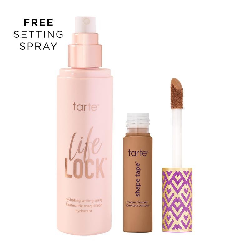 tarte perfect & set kit - shape tape concealer &