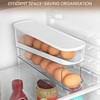 Belle Vous 2-Level Automatic Egg Dispenser - Egg Storage Fridge