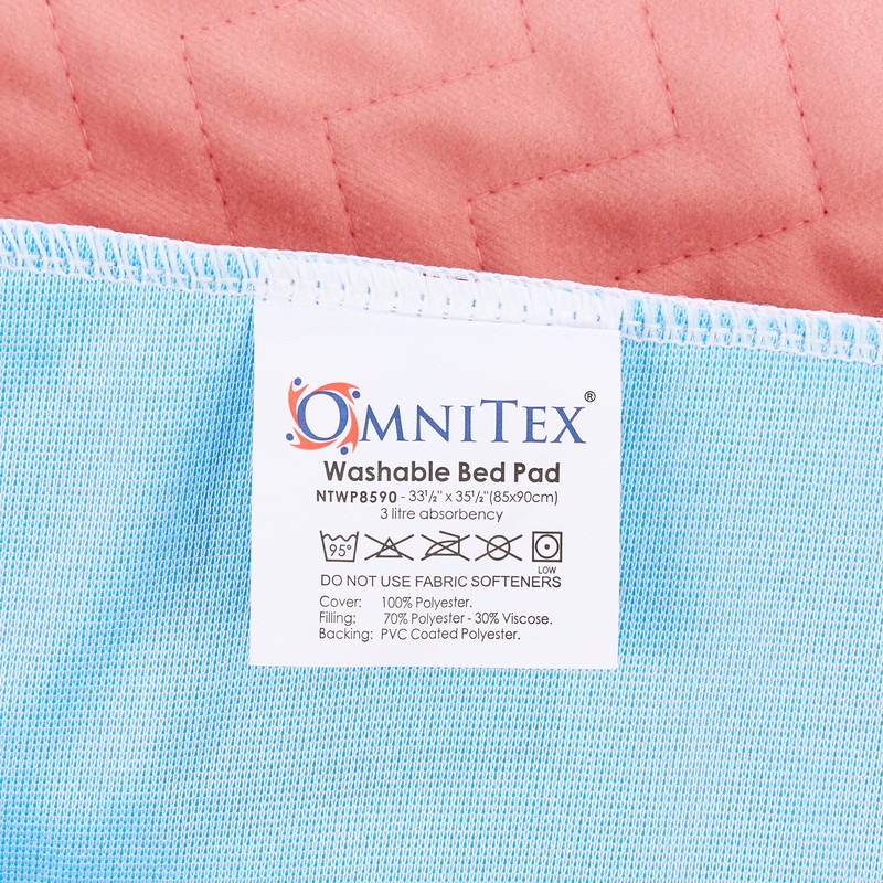 Omnitex Washable Bed Protector Without Tucks - 85 x 90cm