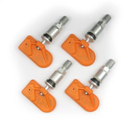 Unbranded New Silver Stem TPMS Set 433mhz Fits 2022 2023 2024 Range Rover Velar