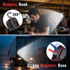 Impact-Resistant Rechargeable LED Work Light, 1000LM, Corrosion-Resistant Lens, Magnetic Base,
