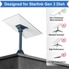 Starlink Gen 3 Mount Adapter Aluminum Alloy, 15.7" Heavy Duty