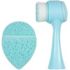 CALA - set de limpieza facial, cepillo ecológico 2 en