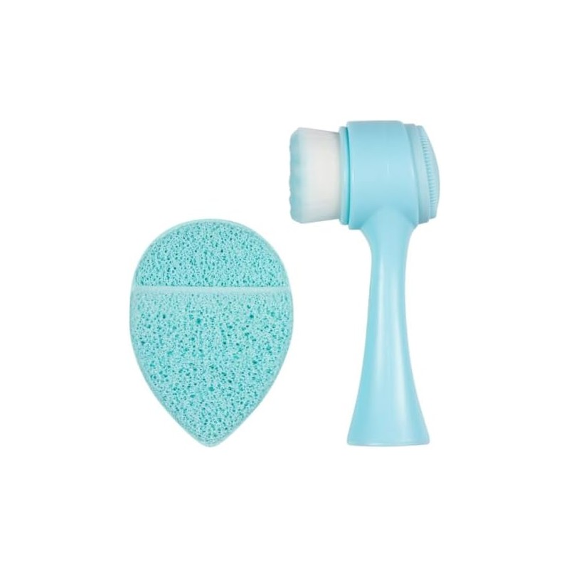 CALA - set de limpieza facial, cepillo ecológico 2 en