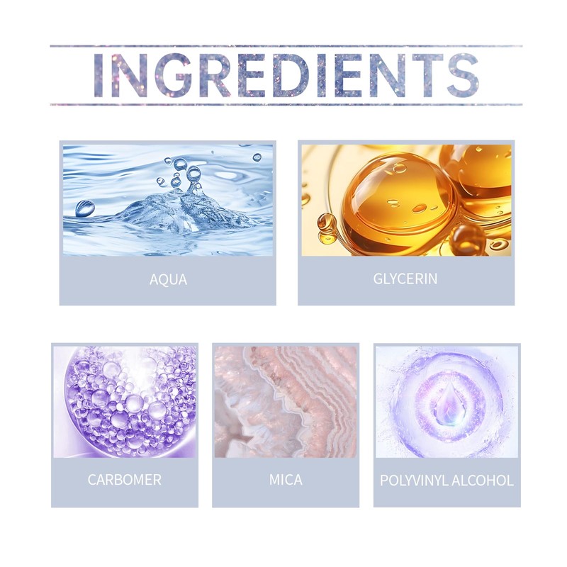 Glitter Body Gel (Blue)