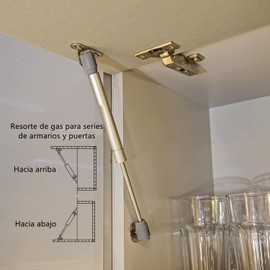 6 Piezas Soporte de Elevaci?n de Puntales de Gas Hidr?ulico 100N
