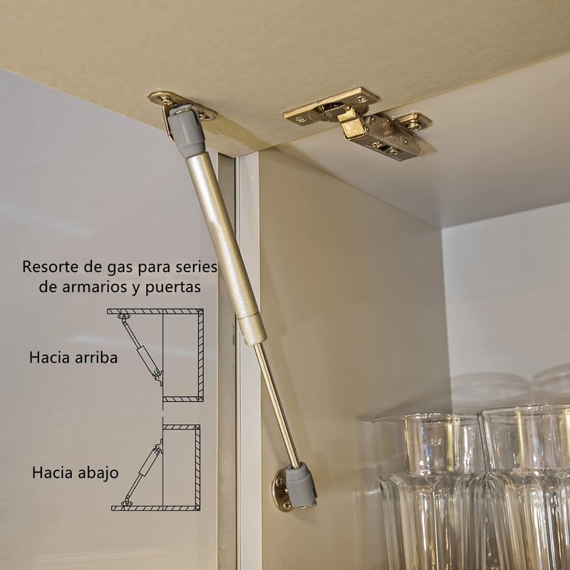 6 Piezas Soporte de Elevaci?n de Puntales de Gas Hidr?ulico