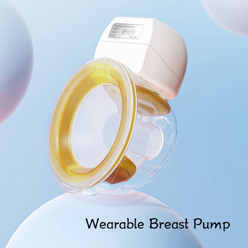 Double Breast Pump Wearable Strong Suction 9 Gears 180ml Capacity
