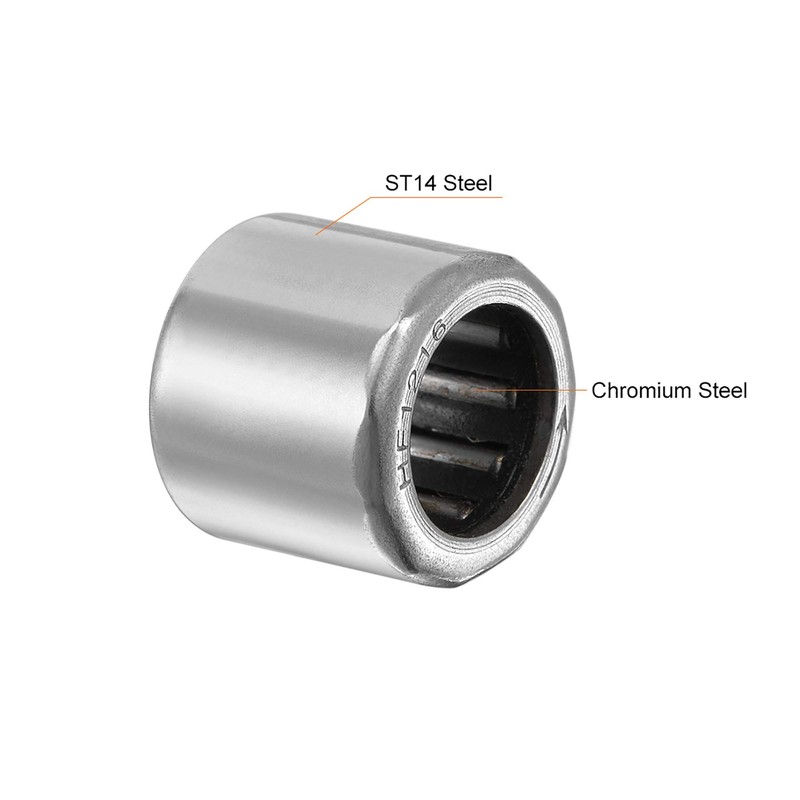 sourcing map HF1216 Needle Bearing Disposable Bearing 12 mm Bore