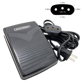 HimaPro Foot Control Pedal and Power Cord for Domestic and Imported Sewing Machines - Variable Speed Control (PFW-196131)