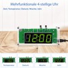 PEMENOL TJ-56-428 4-Digit Digital DIY Clock Kits with Acrylic Shell,