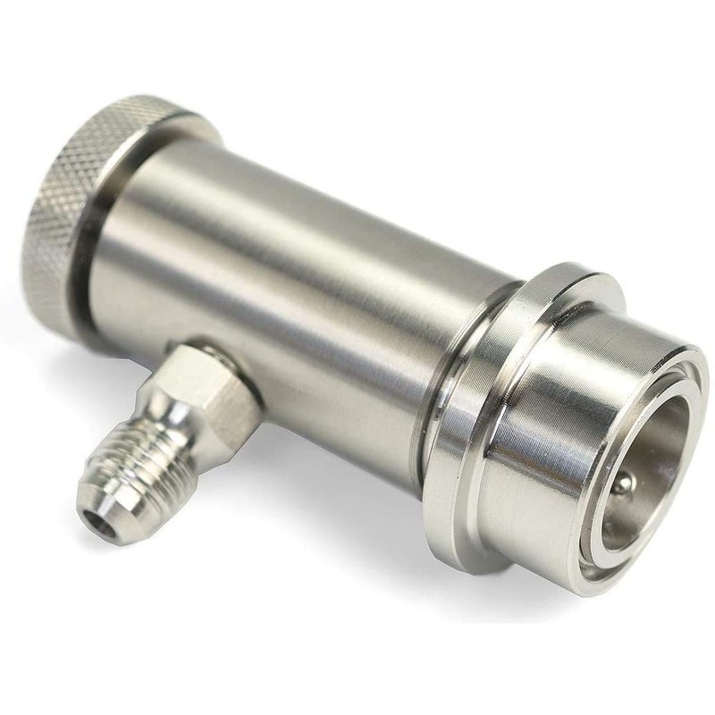 Stainless Steel Ball Lock Disconnect with Flow Control for Cornelius