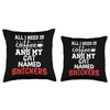 Cat Name Snickers Gifts All I Need Is Coffee Cat