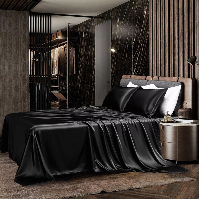 ZHX Sábanas 4 Piezas Conjunto De Cama Doble Matrimonial Size