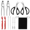 10Pcs Crab Cracker Tool Set, Crab Legs Crackers Lobster Crackers,