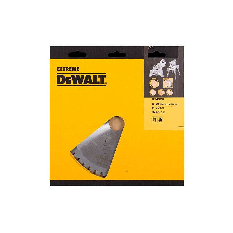DeWalt DT4320QZ Mitre Saw Blade 216mm X 30mm Bore X