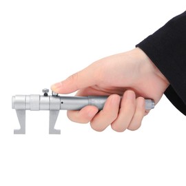 Okuyonic Inner Micrometer, 25-50 mm/50-75 mm Inner Diameter Measuring Tool, Clear Laser Inscription, Stainless Steel for Measuring Various Inner Dimensions (50-75 mm)