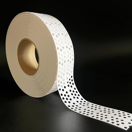 Yunlaishaocer Fugenband Selbstklebend, 40 m x 5 cm Fugenband Trockenbau Kantenschutz, PVC Magic Corner Fugendeckstreifen für GK-Platten, Wandecken und Wandrisse Ausbessern