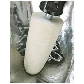 Eastwood Cone 2 Medium Hard Cylinder Felt Mounted Mandrel Polishing Buff Wheel