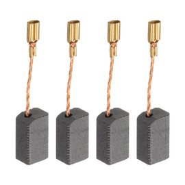 HARFINGTON 4pcs Carbon Brush 13mm x 7.9mm x 6mm Grinder Brush 100# Electric Motor Replacement Part Rotary Tool Cutting Machine Polisher Brushes