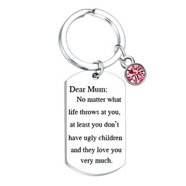 Mum Gifts Mummy Keyring Mum Birthday Gifts Mother's Day Gifts For Mum From Son Daughter Christmas Thanksgiving Gift For Mum