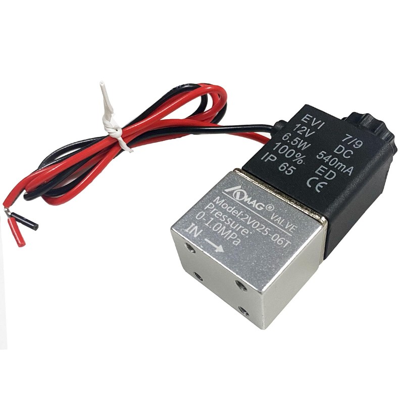 Solenoid Valve DC 12V for Air CO2 Compressor 1/8 Inch
