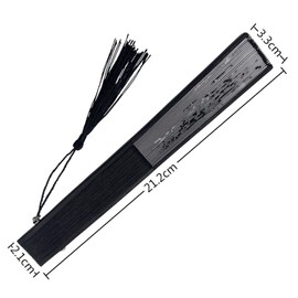 Kibon Faltbare Fächer, Handfächer, Handfächer, Bambusfächer mit Quaste für Geburtstagsgeschenke, Tanzen, Cosplay, Hochzeit, Party, Requisiten Dekoration