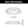 WQEDVN 6 PCS Lampshade Reducer Ring, Light Shade Adapter Rings,