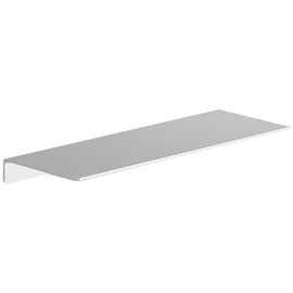 Danpoo Adhesive Floating Shelf for Wall Storage, Metal Wall Shelf for Bathroom/Living Room/Kitchen/Bedroom, Display Shelf for Collectibles(Silver, 16")