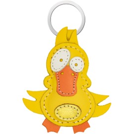 Simaru Animal strong key ring made of high-quality genuine leather, made in the EU, perfect for Christmas, birthday, anniversary, find your favourite animal, Duck