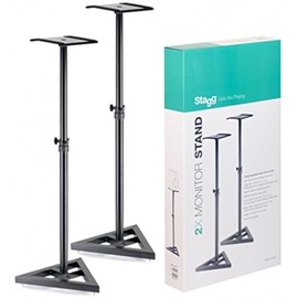 Stagg SMOS-10 Set Height Adjustable Studio Monitor Stands