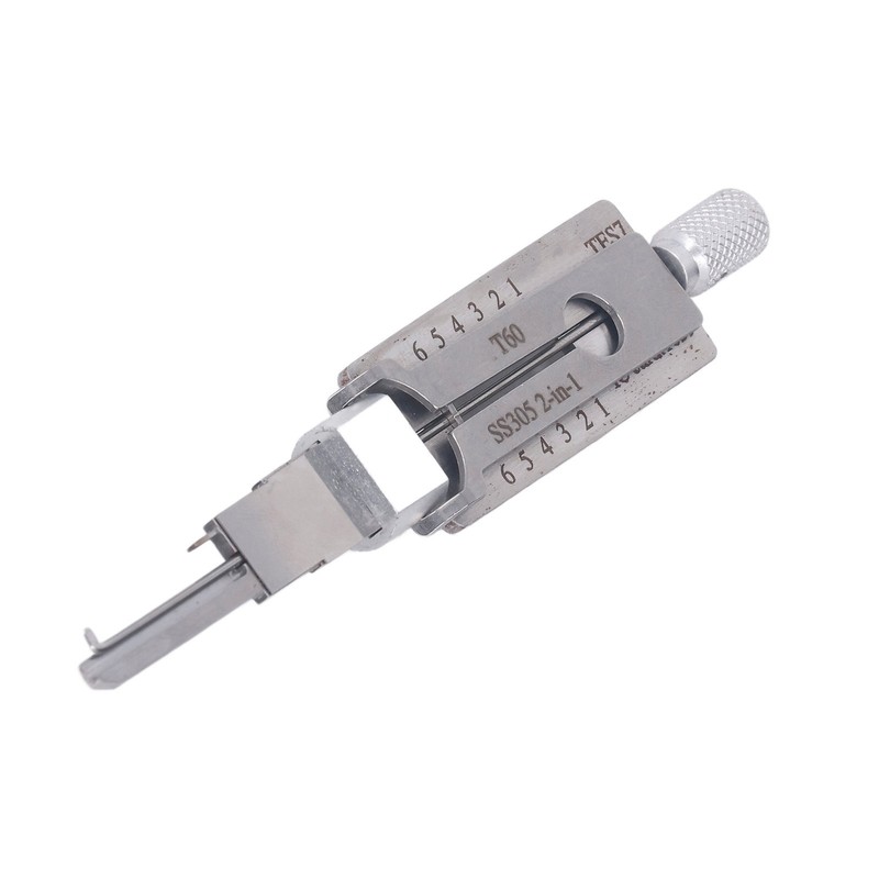 2 in 1 Decoder Tool Hook and Pickup Set Stainless