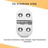 DIALESHU 2 Pack Heavy Duty 316 Stainless Steel 3" x