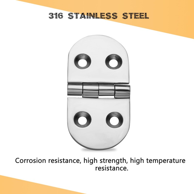 DIALESHU 2 Pack Heavy Duty 316 Stainless Steel 3" x