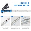 Maxcatch Foldable Wading Staff, T7075 Aluminum Wading Stick with Reinforced